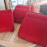 Trio of vintage armchairs edition pelfran year 1960