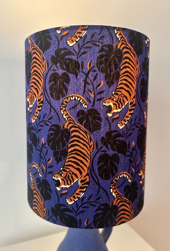 Vintage vase lamp - Boho style - cordless for balcony