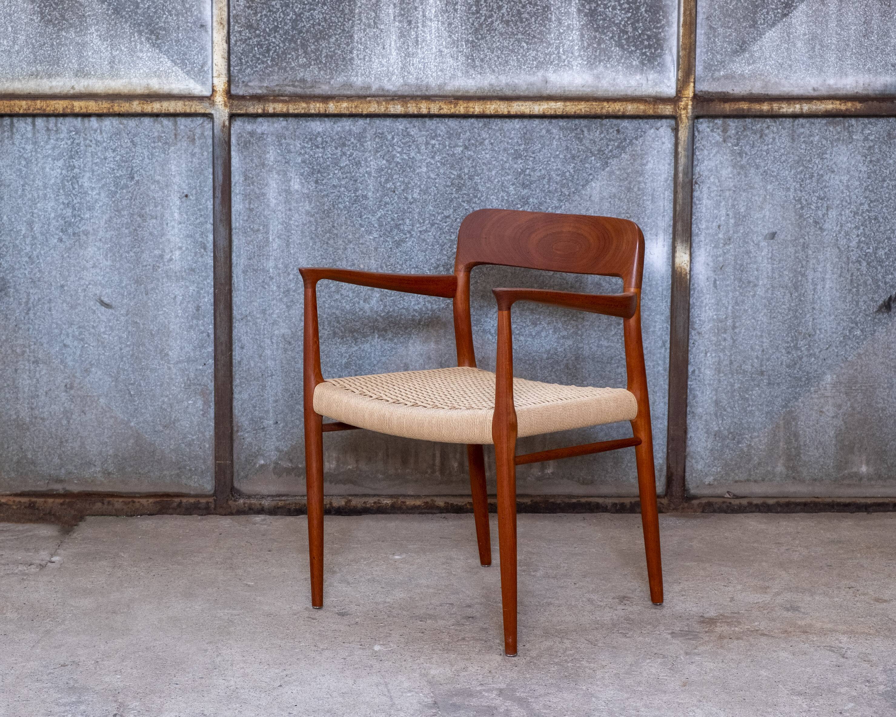 1x Niels Otto Møller chair Model 56 in Teak, 1960s Denmark