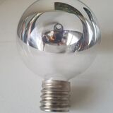 Design wall lamp chrome metal dumbbell shape