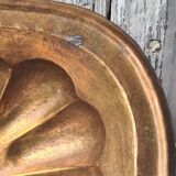 Basin, hammered copper shell hand basin