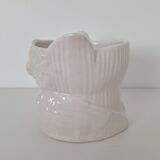 Vase / White owl planter