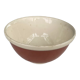 Sarreguemines earthenware salad bowl