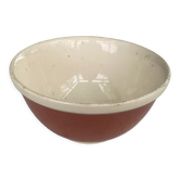 Sarreguemines earthenware salad bowl