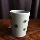 Mug artisanal à pois