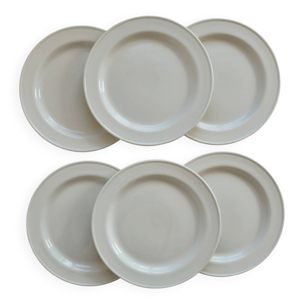 6 assiettes à dessert vintage porcelaine Steelite – Made in England