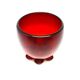 Vase, mid-century modern, glass, designed by J. Słuczan-Orkusz, Poland, 1970s