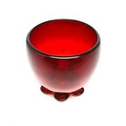 Vase, mid-century modern, glass, designed by J. Słuczan-Orkusz, Poland, 1970s