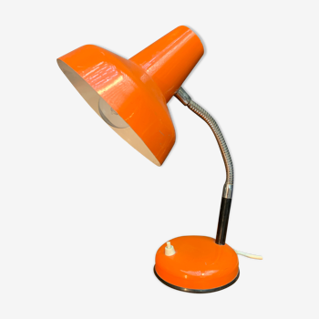 Lampe de bureau vintage orange