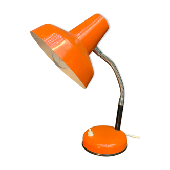 Vintage orange desk lamp