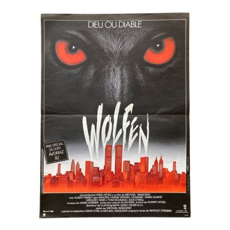 Affiche cinéma originale "Wolfen" Michel Landi