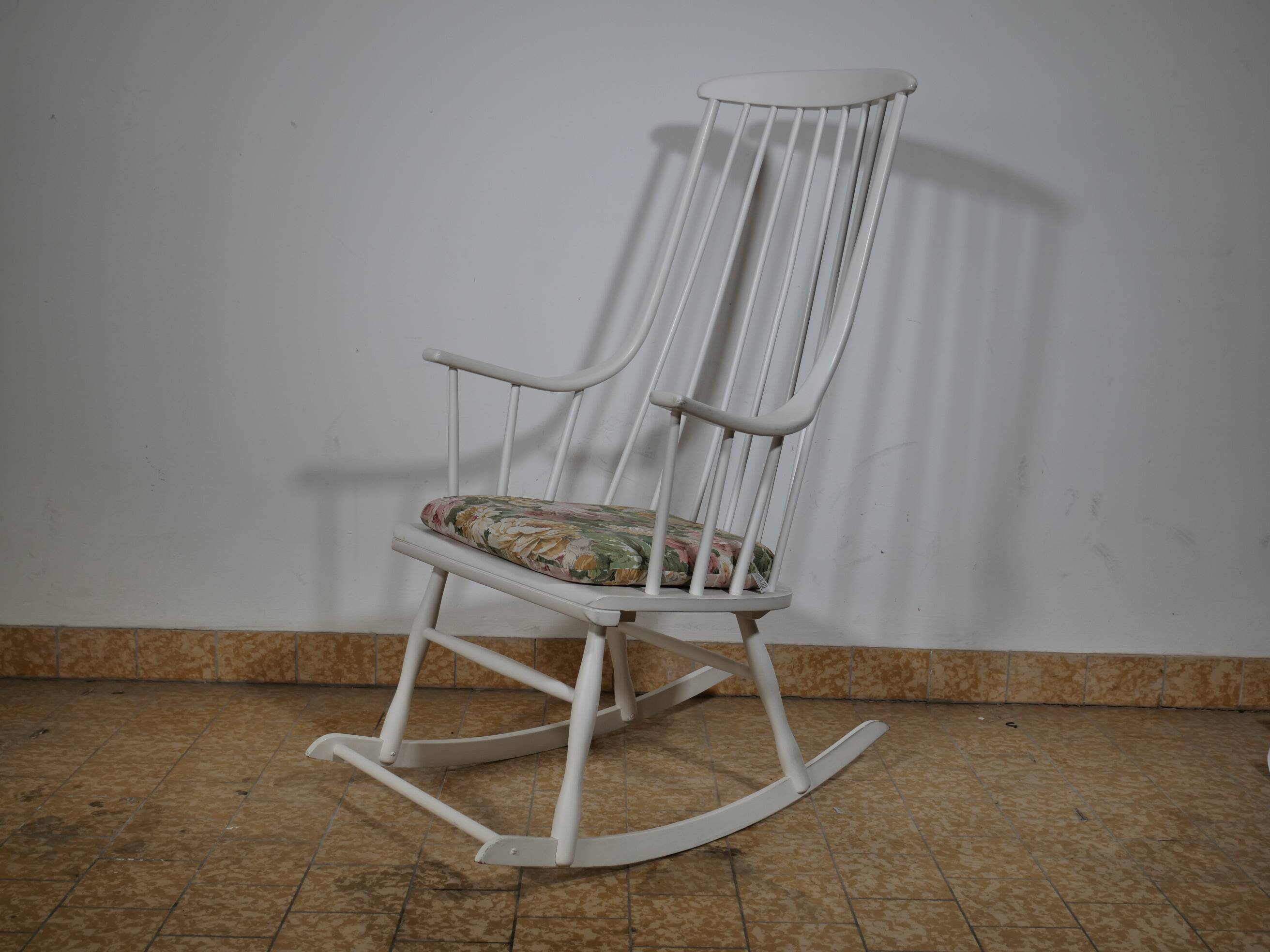 Fauteuil à bascule de Lena Larsson pour Nesto, années 1960