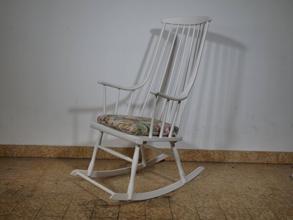 Fauteuil à bascule de Lena Larsson pour Nesto, années 1960