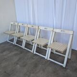 Set of 5 Vintage TRIESTE Foldable Chair by Aldo Jacober, 1970s Mid-Century