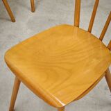 Set of 4 wooden dining chairs by Tatra Nabytok 1960