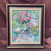 Ukrainian painter's painting Michael Kokin /1921-2009/Oil on canvas :H-71xL62cm