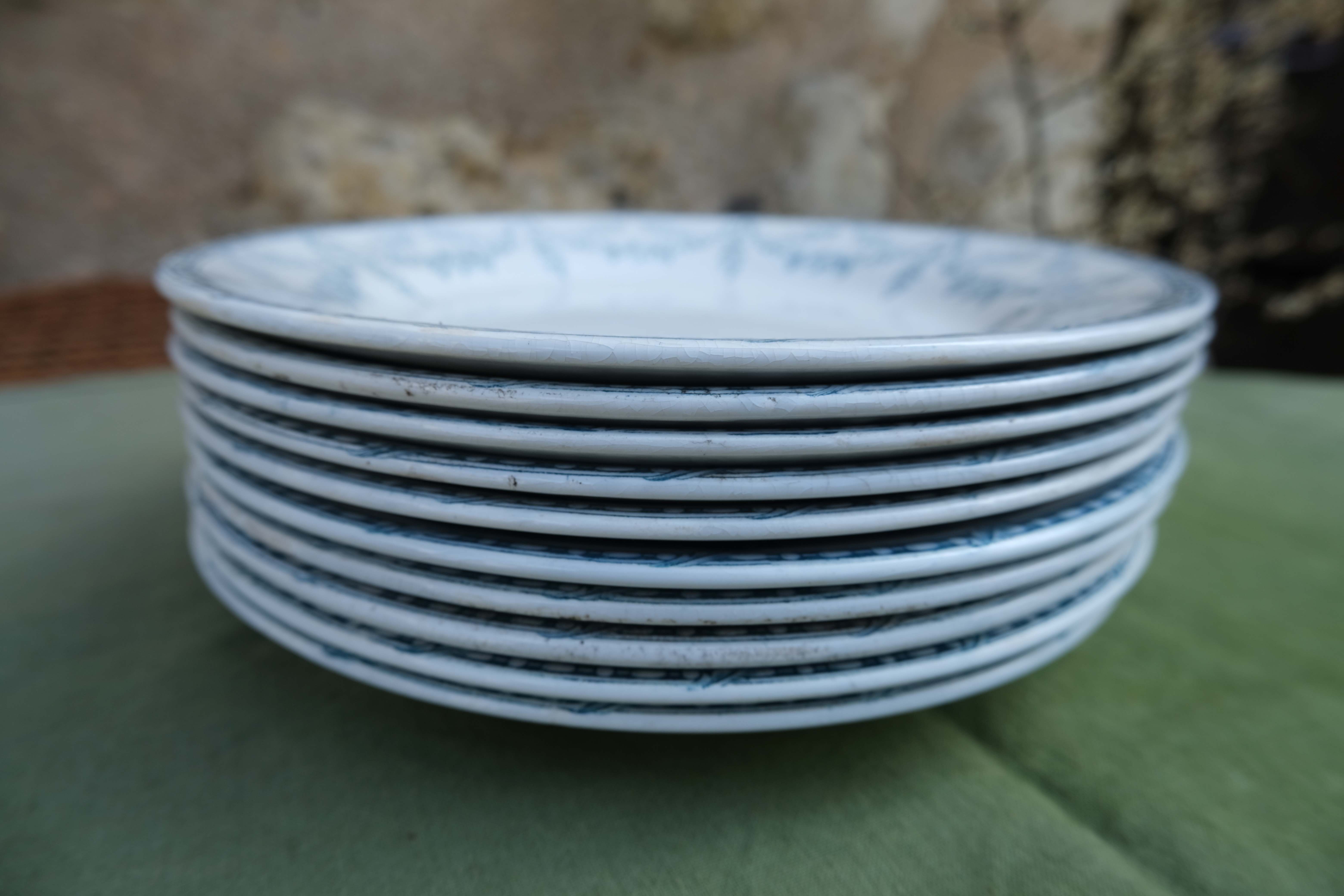 Iron earth plates of Creil and Montereau