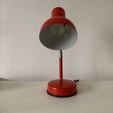 Red metal lamp