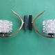 Pair of antique gold wall sconces