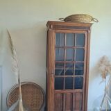 Antique Parisian glass cabinet in the style of a hosier