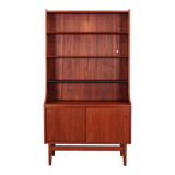 Bibliothèque en teck, design danois, années 1960, production : Danemark