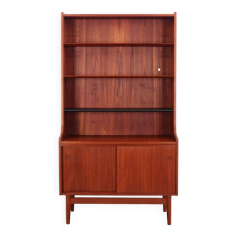 Teak bookcase, Danish design, 1960s, production: Denmark