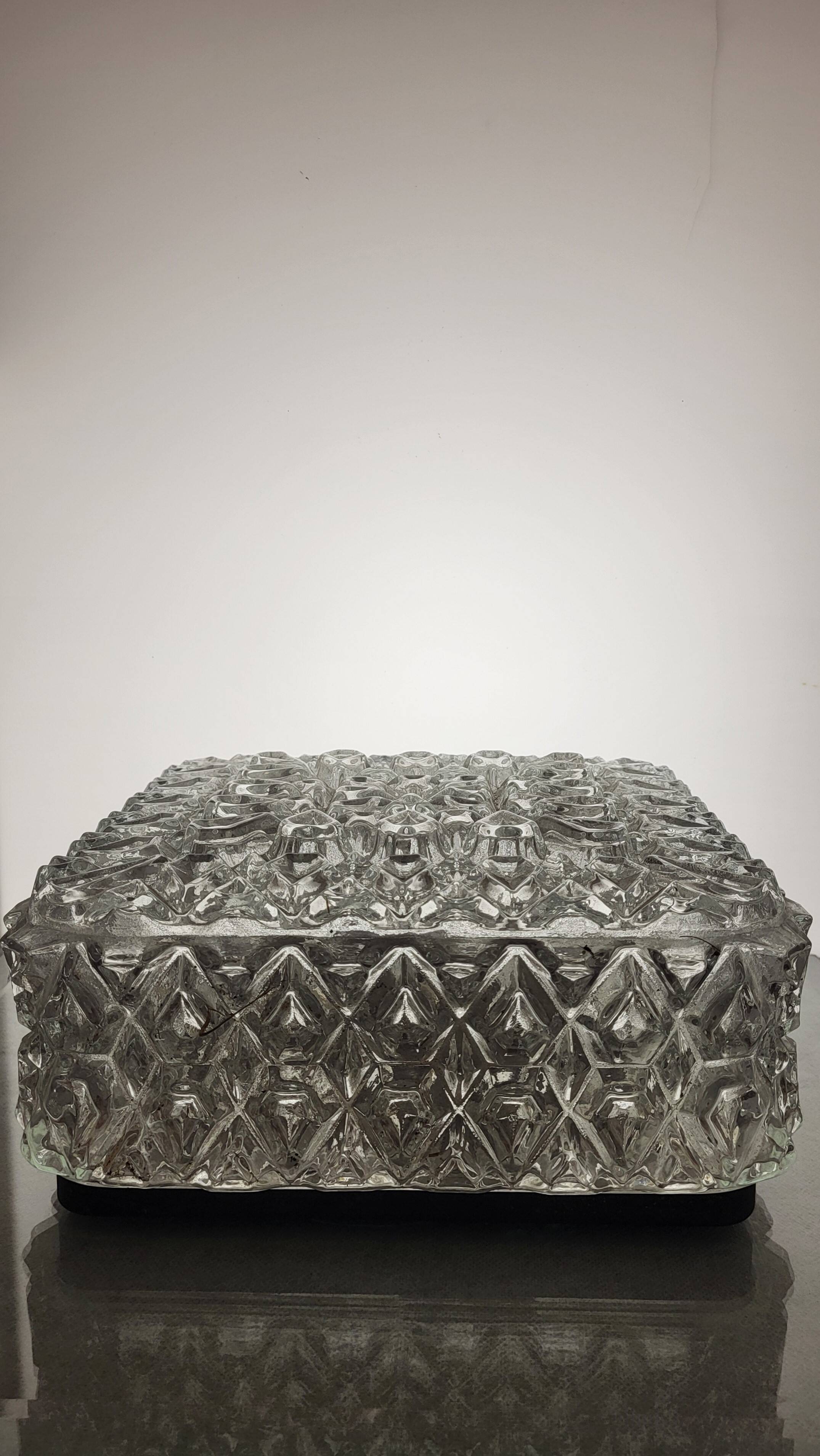 Ceiling / Wall lamp Glashutte Limburg 1960's