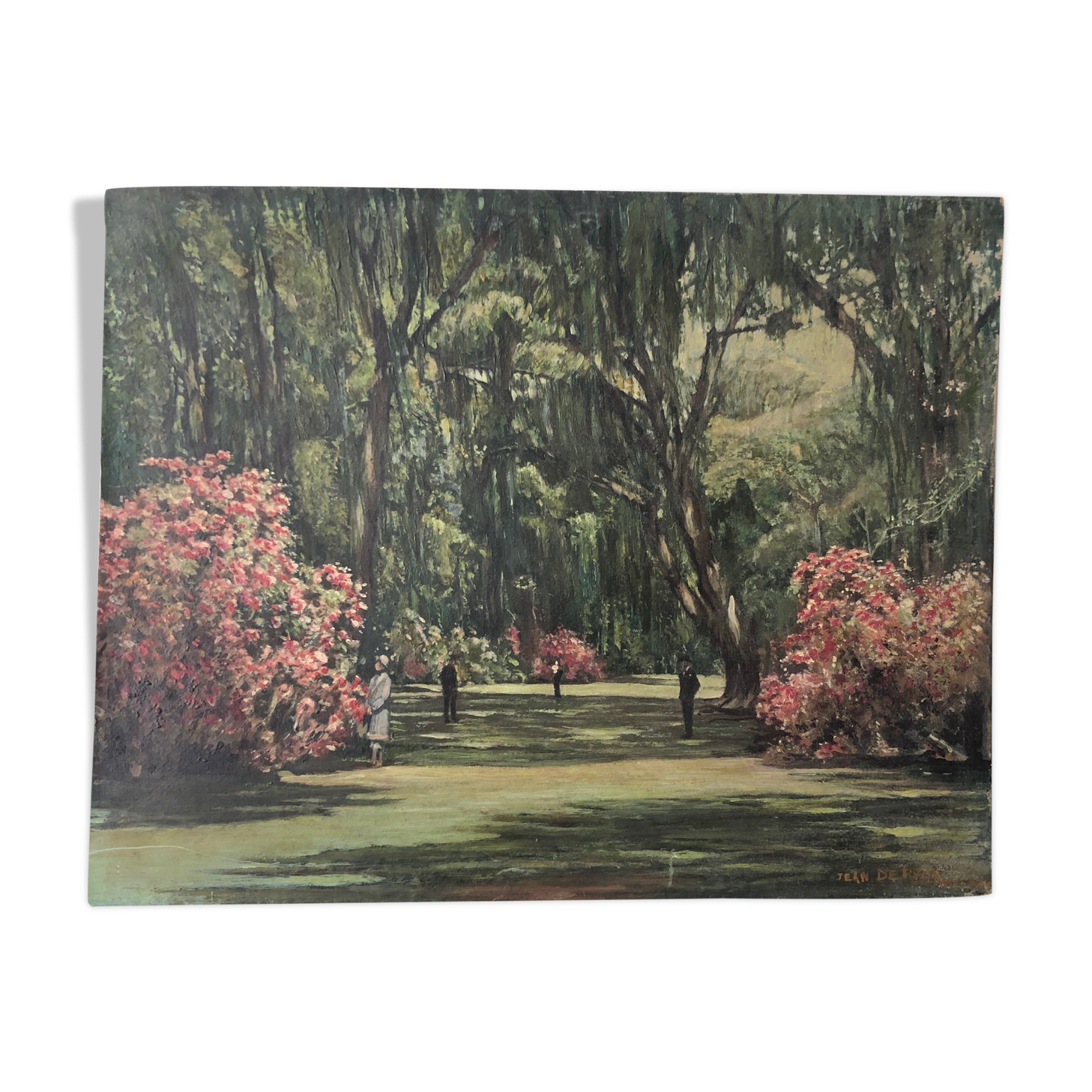 J.Ryck oil painting on cardboard