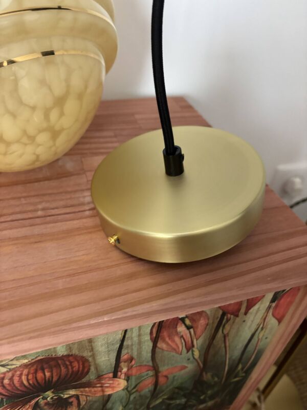 Suspension globe Art Déco