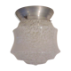 White clichy glass ceiling lamp