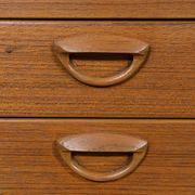 Mid-Century Danish Teak Desk by Kai Kristiansen for Feldballes Møbelfabrik, 1960s