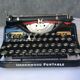 Old-typewriter Underwood portable