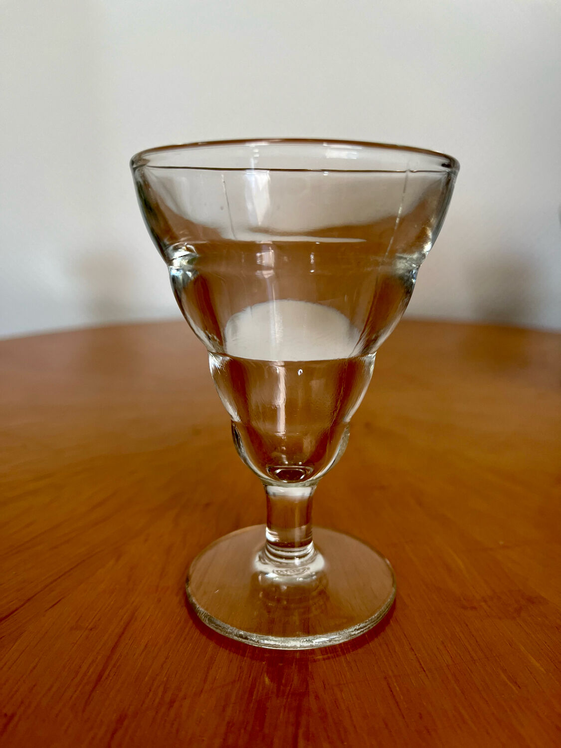 Verres à pieds à bistrot Duralex vintage