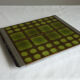 Vintage trivety ceramic and metal tiles