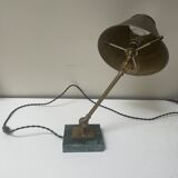 Articulated brass lamp