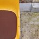 Paire de chaises traineaux Orange