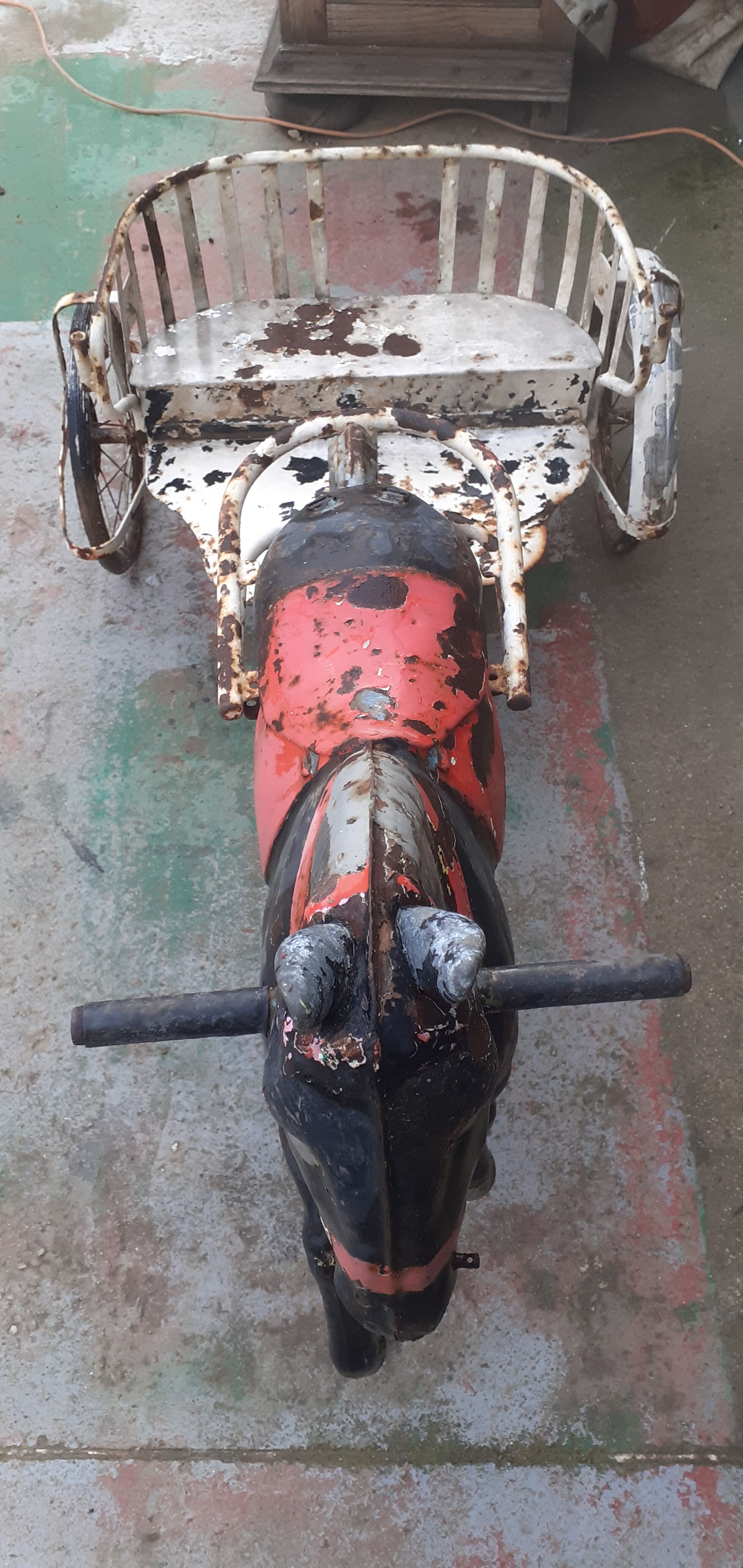 Sulky metal 50s two-seater