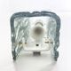 Pair of Mazzega-Style Aquamarine Murano Glass Sconces