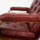 Leather swivel armchair, Danish design, 1970s, made in Denmark