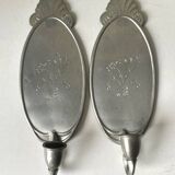 Art Deco Pair of Wall Candle holders Sconces by Svenskt Tenn Josef Fra