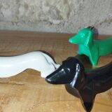 Series of dog knife rests – 1970s – Vallauris / Danone style – Vi