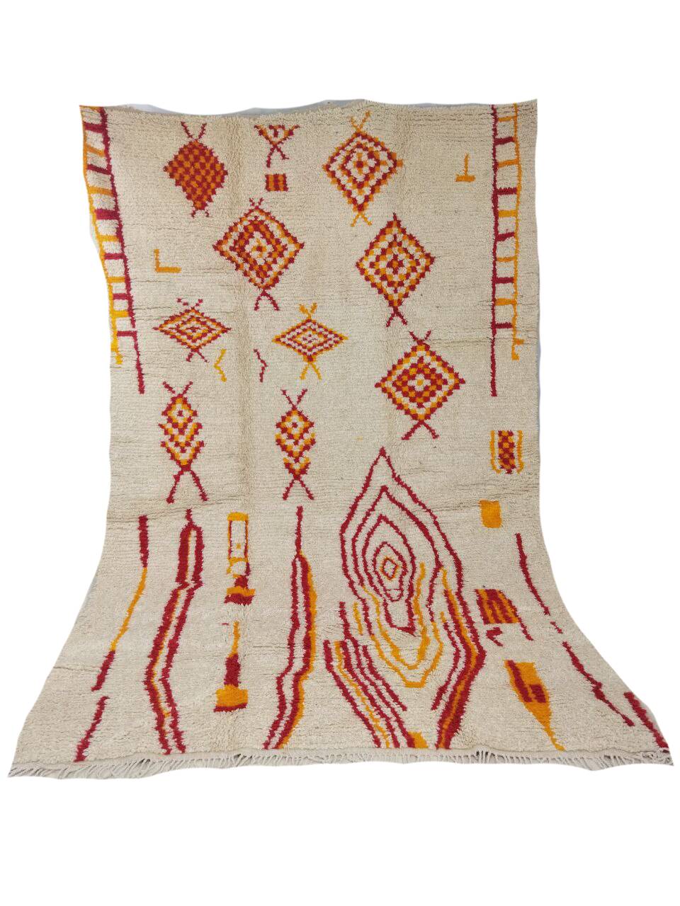 Handcrafted Moroccan Berber Rug 246 X 147 cm