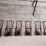 Set of 6 vintage bistro chairs