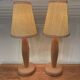 Paire de lampes design scandinave 1960.