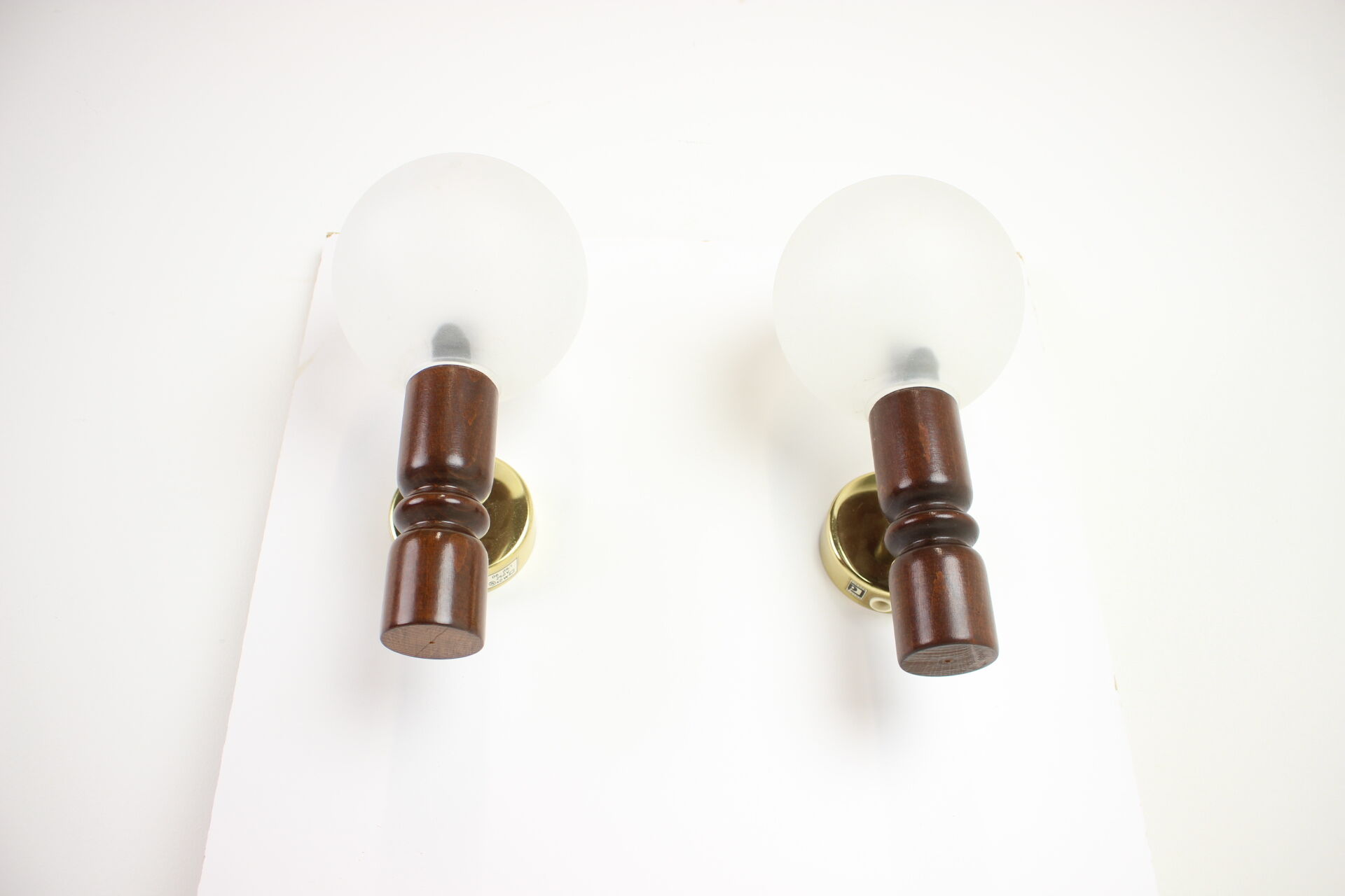 Mid-century wall lamps by pokrok zilina, 1970's
