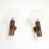 Mid-century wall lamps by pokrok zilina, 1970's