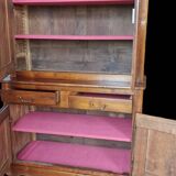 Two-body cherry wood sideboard