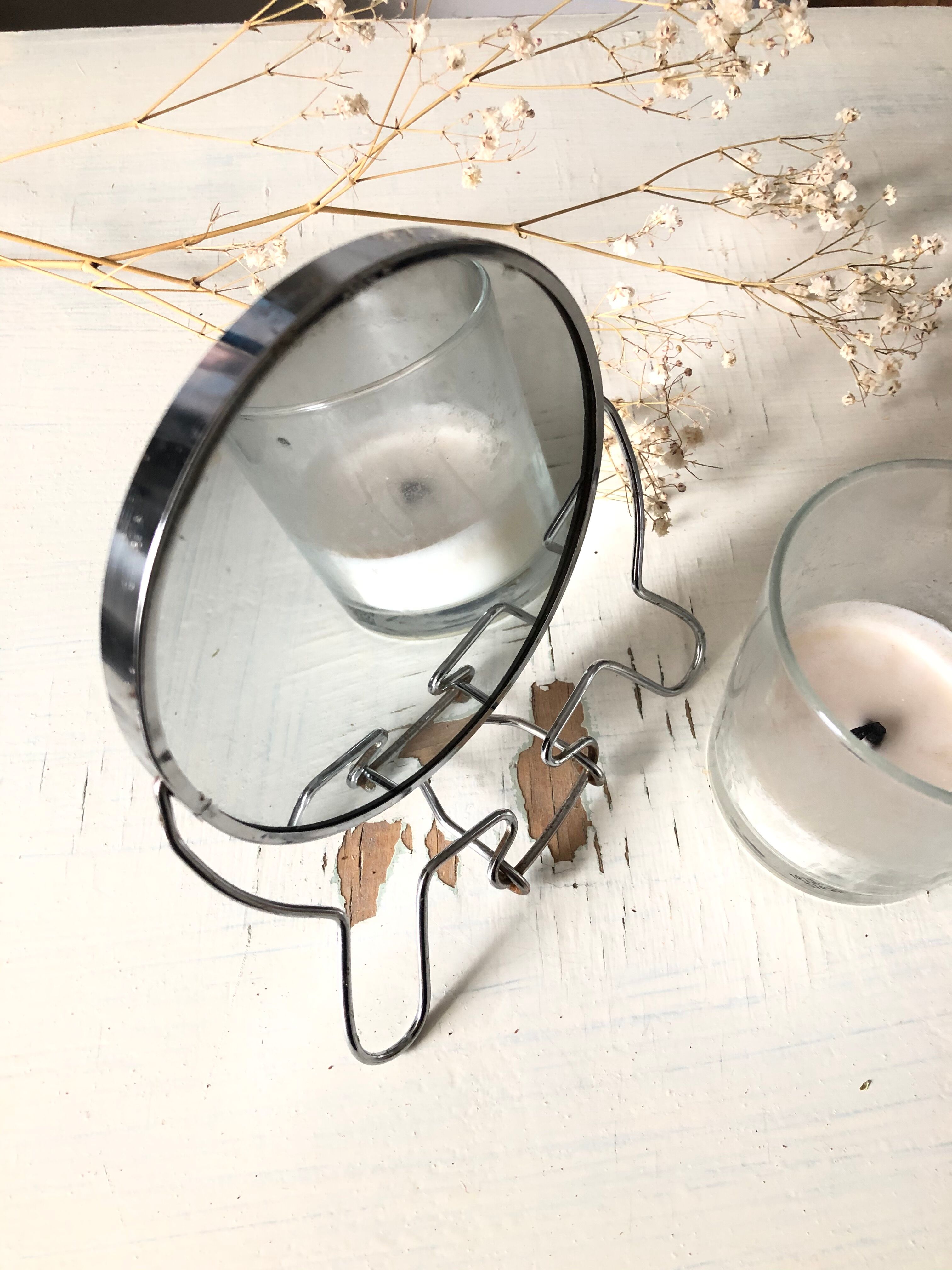 11.5 cm round barber's mirror