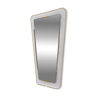 Mid-Century design perforated metal mirror , 1950s