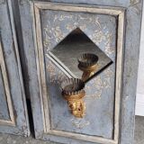 Pair of mirror, wall lamp